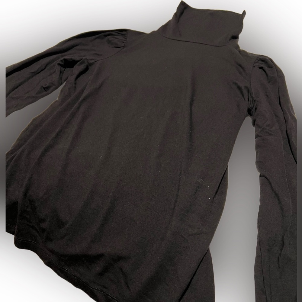 Draper James ruffled shoulder turtleneck